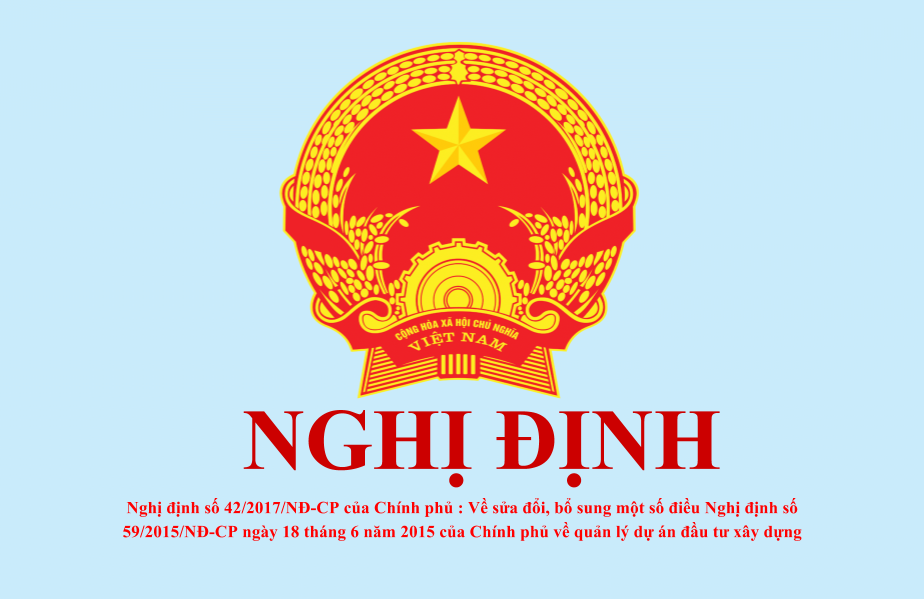 Nghi Dinh 59 2015 Nd Cp Ve Quan Ly Du An Dau Tu Xay Dung 1