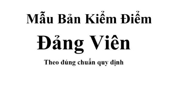 Bang Kiem Diem Dang Vien Ca Nhan Moi Nhat 2019