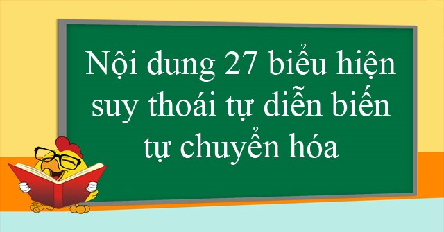 Noi Dung 27 Bieu Hien Suy Thoai Tu Dien Bien Tu Chuyen Hoa