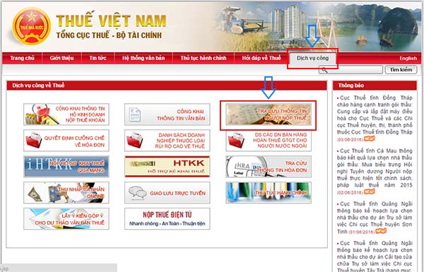 Tra Cuu Ma So Thue Ca Nhan Tren Tong Cuc Thue