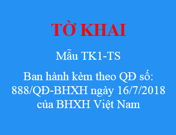 Mau Tk1 Ts Ban Hanh Kem Theo Qd So 888 Qd Bhxh